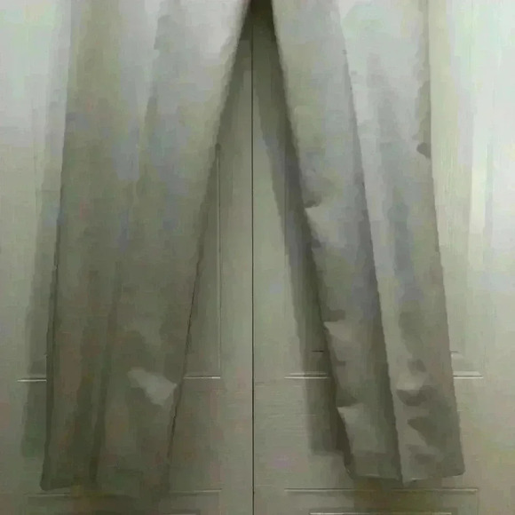 Adidas Beige Golf Pants Stretch Flat Front Athleisure Active Wear - Picture 4 of 8